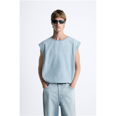 CAMISETA TANK DENIM