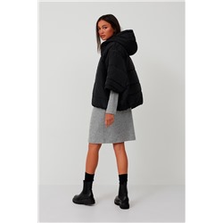 Anorak con capucha Negro
