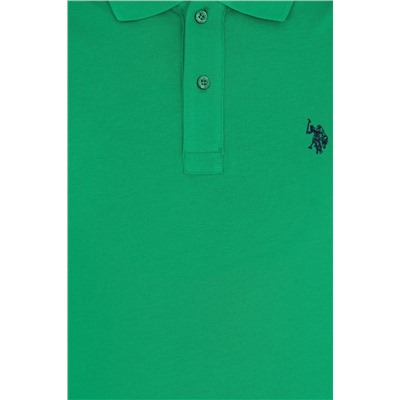 Erkek Yeşil Basic Polo Yaka Tişört