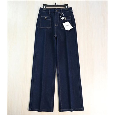 Зимние женские джинсы из хлопка с высокой талией  ICICL*E ОРИГИНАЛ!