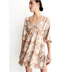 Bedrucktes Minikleid