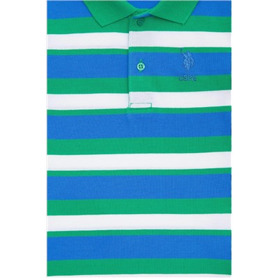 Erkek Çocuk Yeşil Polo Yaka Tişört