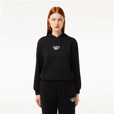 WOMEN'S LACOSTE PRINTED HOODIE