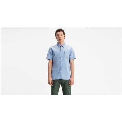 Short Sleeve Sunset One Pocket Shirt