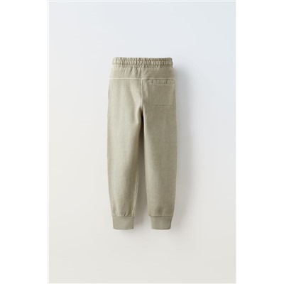 PLUSH TROUSERS WITH ZIPS