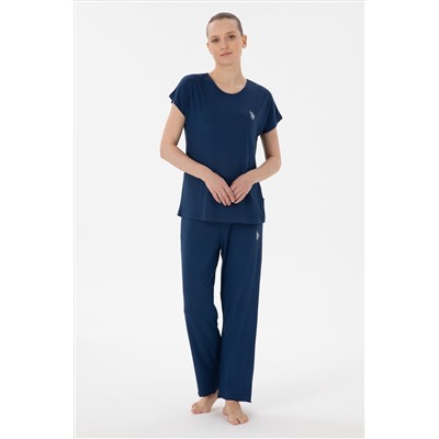Kadın Lacivert Pijama Takımı