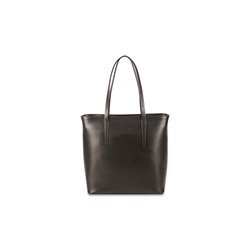 Bolso shopper de piel Iris Negro