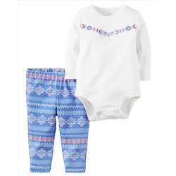 2-Piece Bodysuit & Pant Set