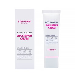 Betula Alba Snail Repair Cream, Крем с муцином улитки и березовым соком