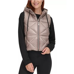 Women's Quilted Hooded Vest