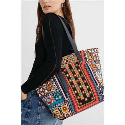 Bolso shopping bag bordados