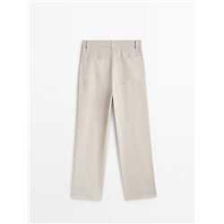Pantalón lyocell loose fit