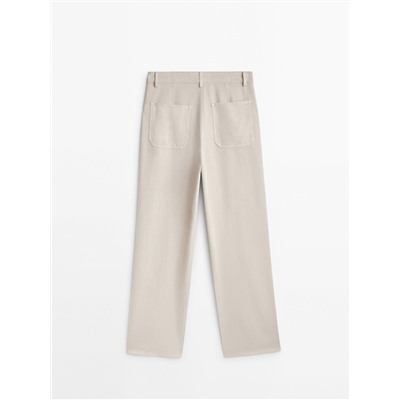 Pantalón lyocell loose fit