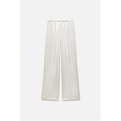 FOIL PYJAMA-STYLE TROUSERS
