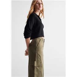 Pantalón cargo algodón