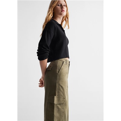Pantalón cargo algodón