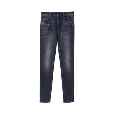 Vaquero skinny fit Negro