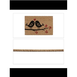 Fußmatte "Vögel" in Bunt - (B)60 x (T)40 cm