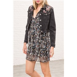 Chaqueta vaquera Negro