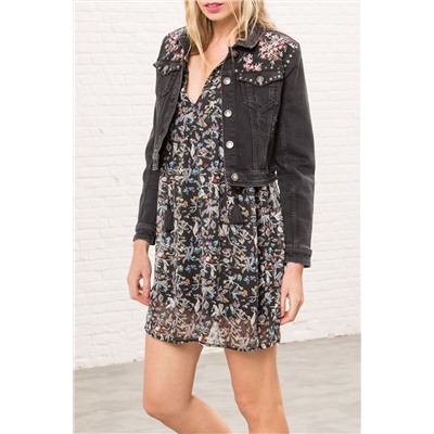 Chaqueta vaquera Negro