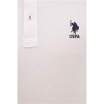 Erkek Ekru Basic Polo Yaka Tişört