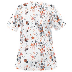 UA Circle Of Zenergy White Scrub Top