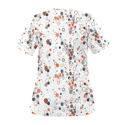 UA Circle Of Zenergy White Scrub Top