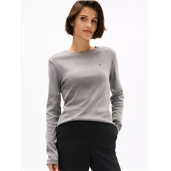 Long-Sleeve Crewneck Favorite T-Shirt