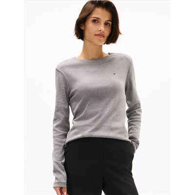 Long-Sleeve Crewneck Favorite T-Shirt