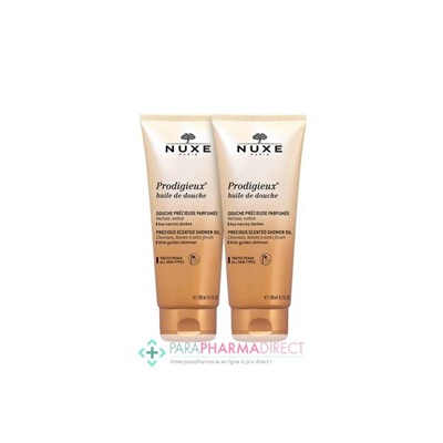 Nuxe Prodigieux Huile de Douche 200ml Lot de 2