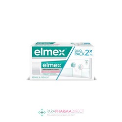 Elmex Dentifrice Sensitive Professional Soin Gencives 2x75ml