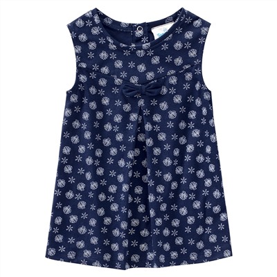 Baby Top mit Muschel-Allover