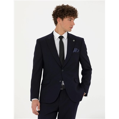 Lacivert Slim Fit Takım Elbise
