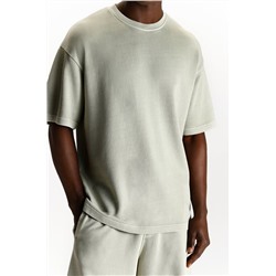 Short sleeve sweatshirt