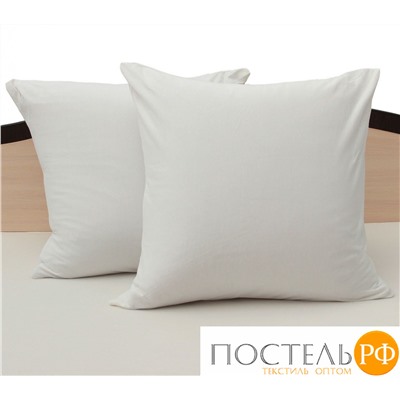 NT Наволочки трикотажные (белый) 70x70-2 шт.