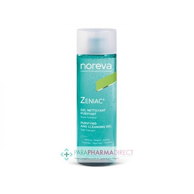 Noreva Zeniac Gel Nettoyant Purifiant Peaux à Problèmes 200ml