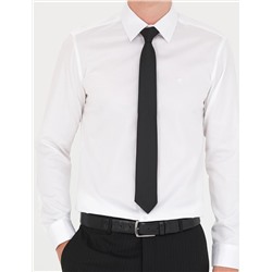 Beyaz Slim Fit Uzun Kollu Basic Gömlek