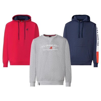 LIVERGY Herren Sweatpullover, in weicher Sweat-Qualität, mit Baumwolle