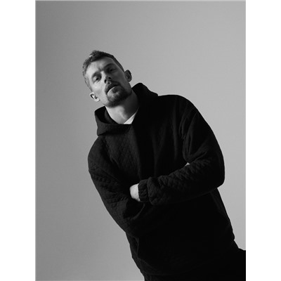 Gesteppter Hoodie