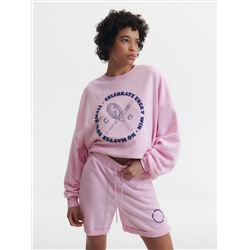 Shorts aus Sweatjersey