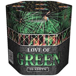 Фейерверк SB-19-03 Юность / LOVE OF GREEN (1,2" х 19)