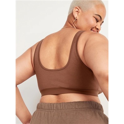 Supima® Cotton-Blend Bralette Top 2-Pack for Women