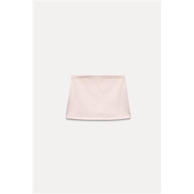 VELVET MINI SKIRT