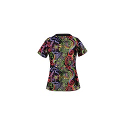 UA Imperial Garden Granite Print Scrub Top