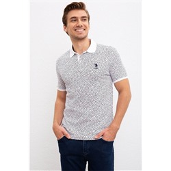U.S. Polo Assn. Erkek Beyaz Tişört 504551661
