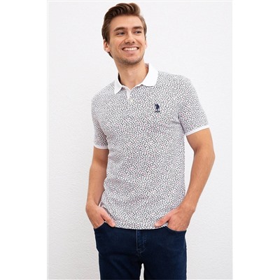 U.S. Polo Assn. Erkek Beyaz Tişört 504551661