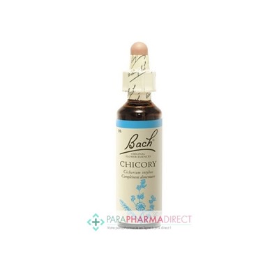 Fleurs de Bach Chicory (chicorée) Don de soi 20ml