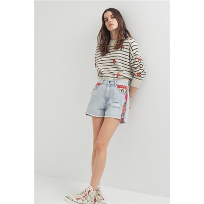 Shorts vaqueros de patch