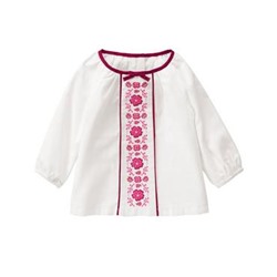 Floral Peasant Top