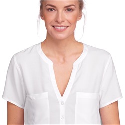 Damen Bluse mit Brusttaschen